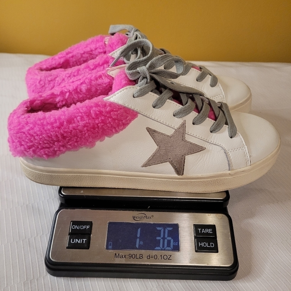 Steve Madden Polaris White and Pink Shoes sz 9.5 - Picture 9 of 11